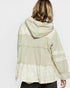 Sage Hooded Patchwork Jacket