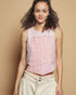 Blush Patchwork Lace Tank