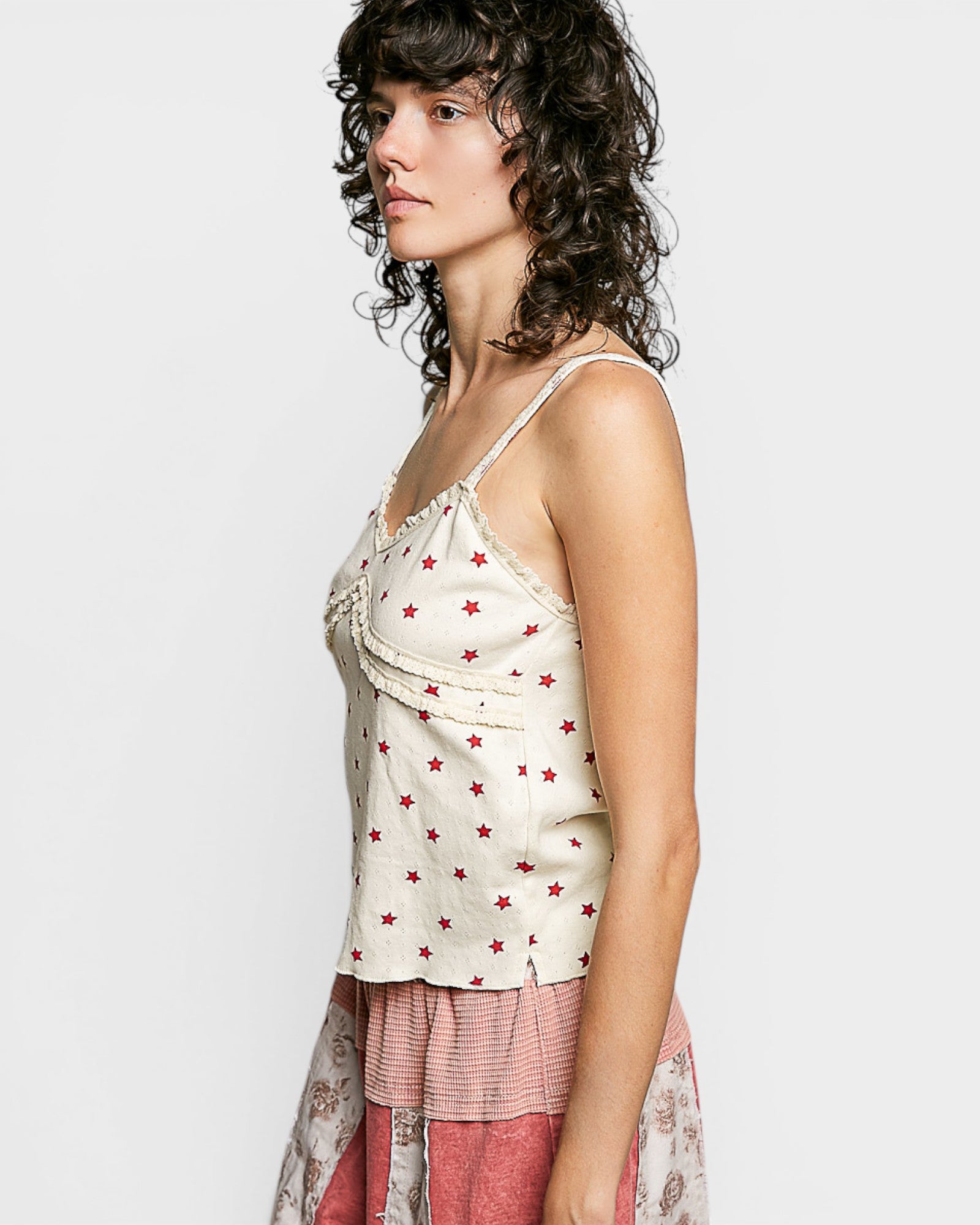 Ivory Star Cami Top
