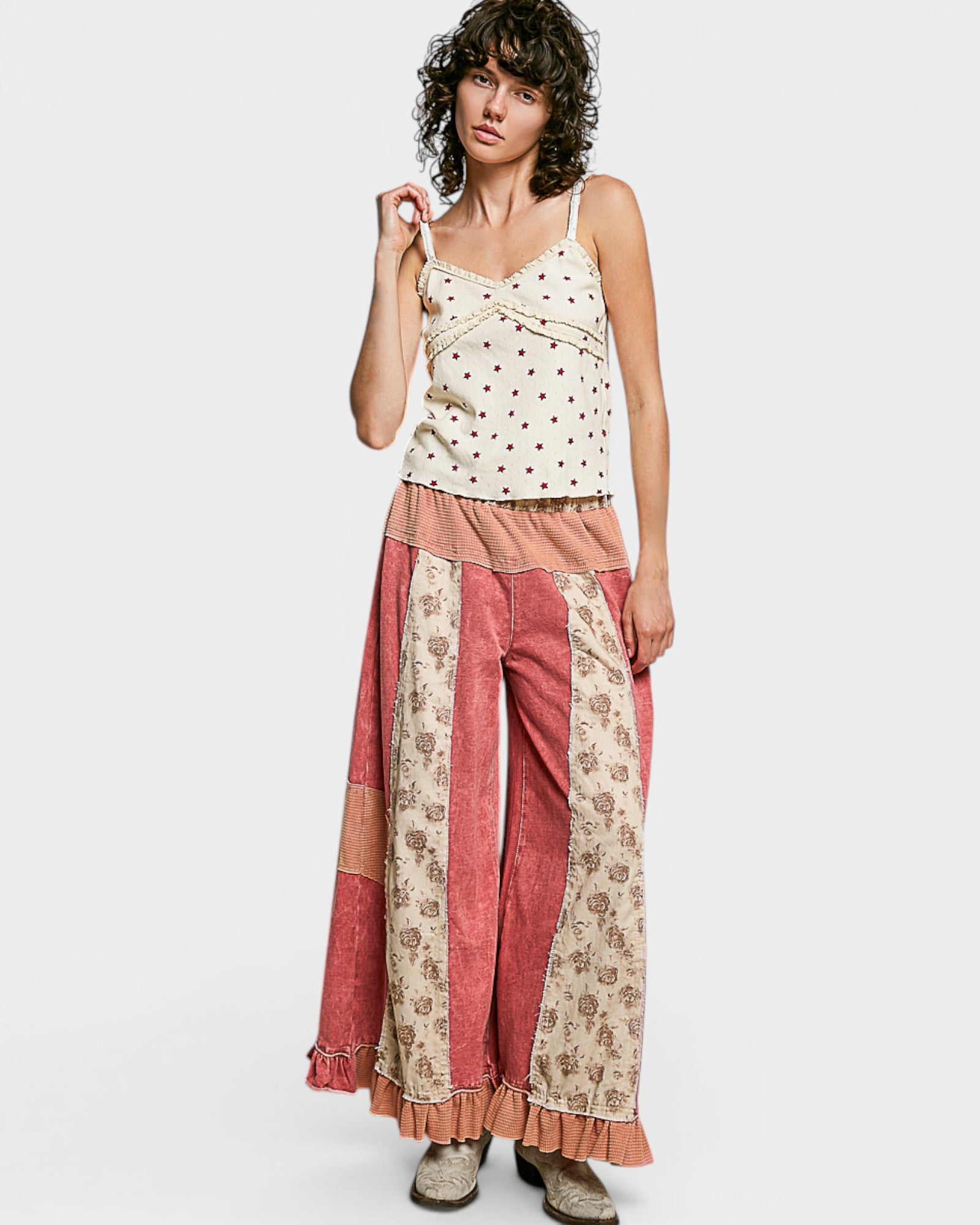 Ivory Star Cami Top