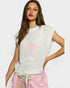 Ivory Star Knit Sweater Top