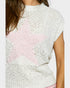 Ivory Star Knit Sweater Top