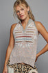 Blush Multi Knit Collared Tank