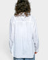 Off White Cotton Button Down Shirt