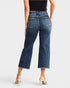 Dark Wash High Rise Tummy Control Crop Jeans