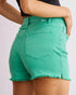 Aqua High Rise Denim Shorts