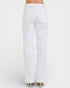 White pants on a white background