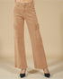 Tan cargo pants on a beige background