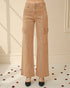 Tan cargo pants on a neutral background