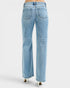Medium Wash Low Rise Wide Leg Jeans