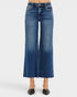Blue jeans on a white background