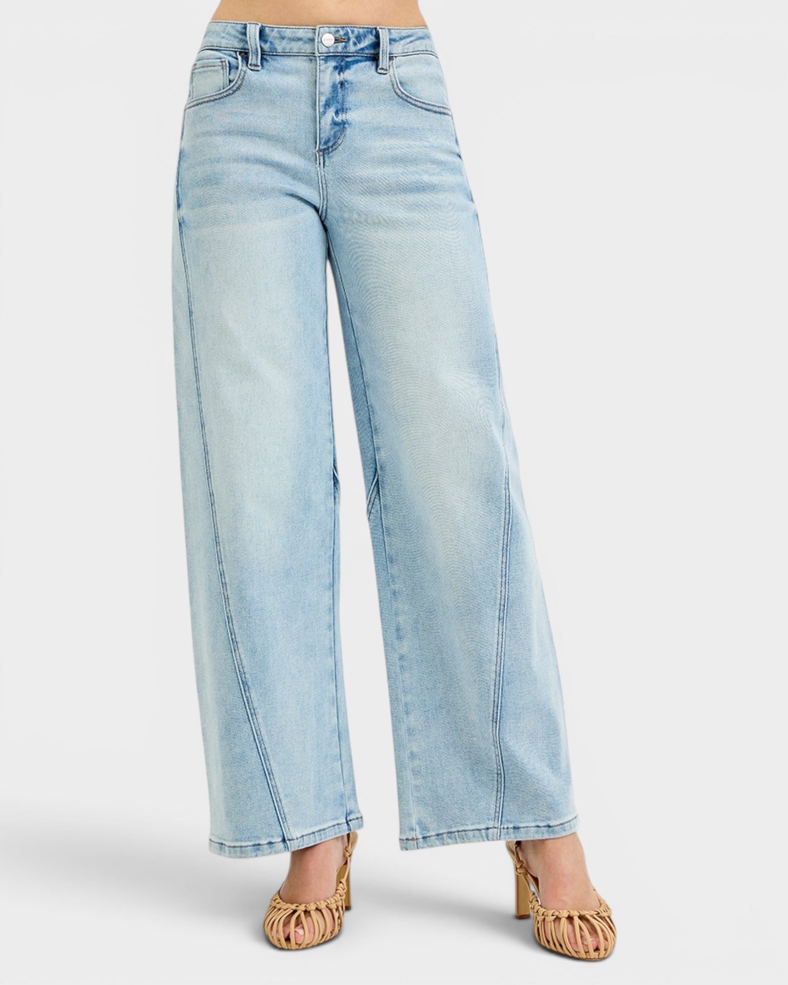 Light Wash Wide Leg Jeans