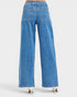 Blue jeans on a white background