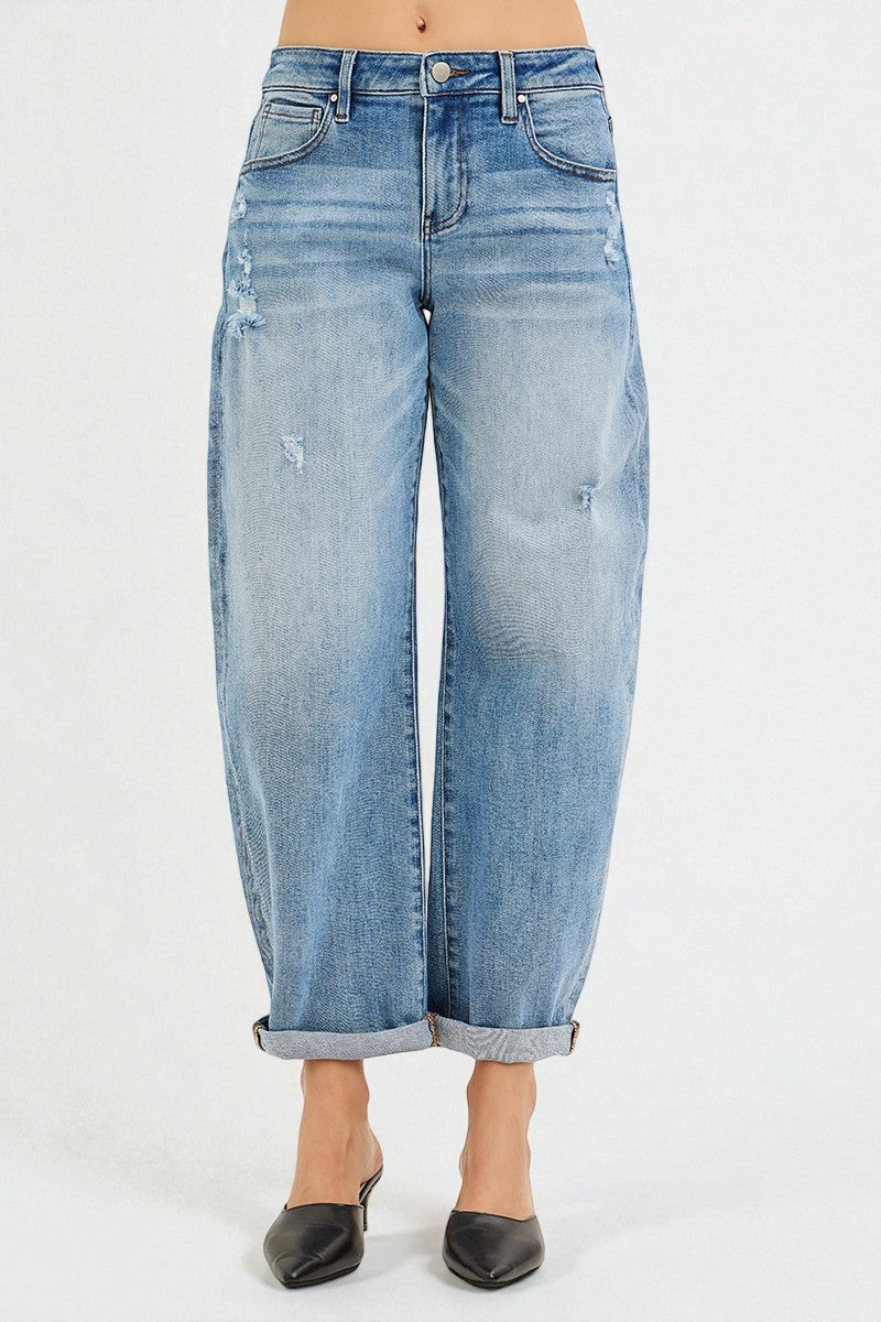 Light Wash Boyfriend Jeans