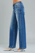 Medium Wash Straight Leg Jeans