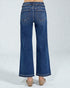 Blue jeans on a white background
