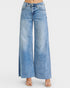 Light Wash Tummy Control Wide Leg Jeans