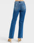 Dark Wash High Rise Tummy Control Straight Jeans