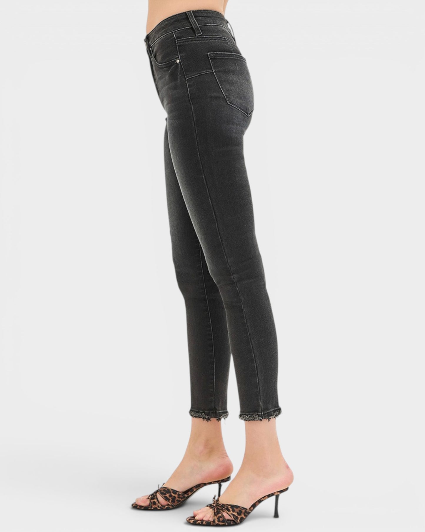 Black Tummy Control Skinny Jeans