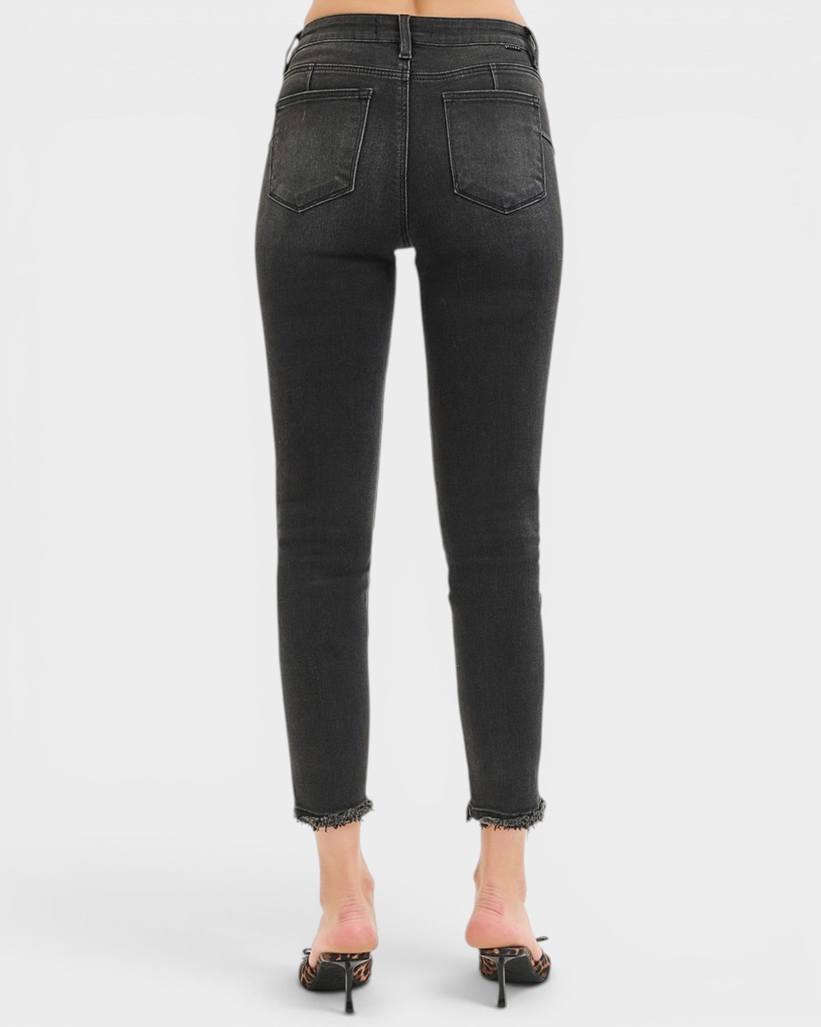 Black Tummy Control Skinny Jeans