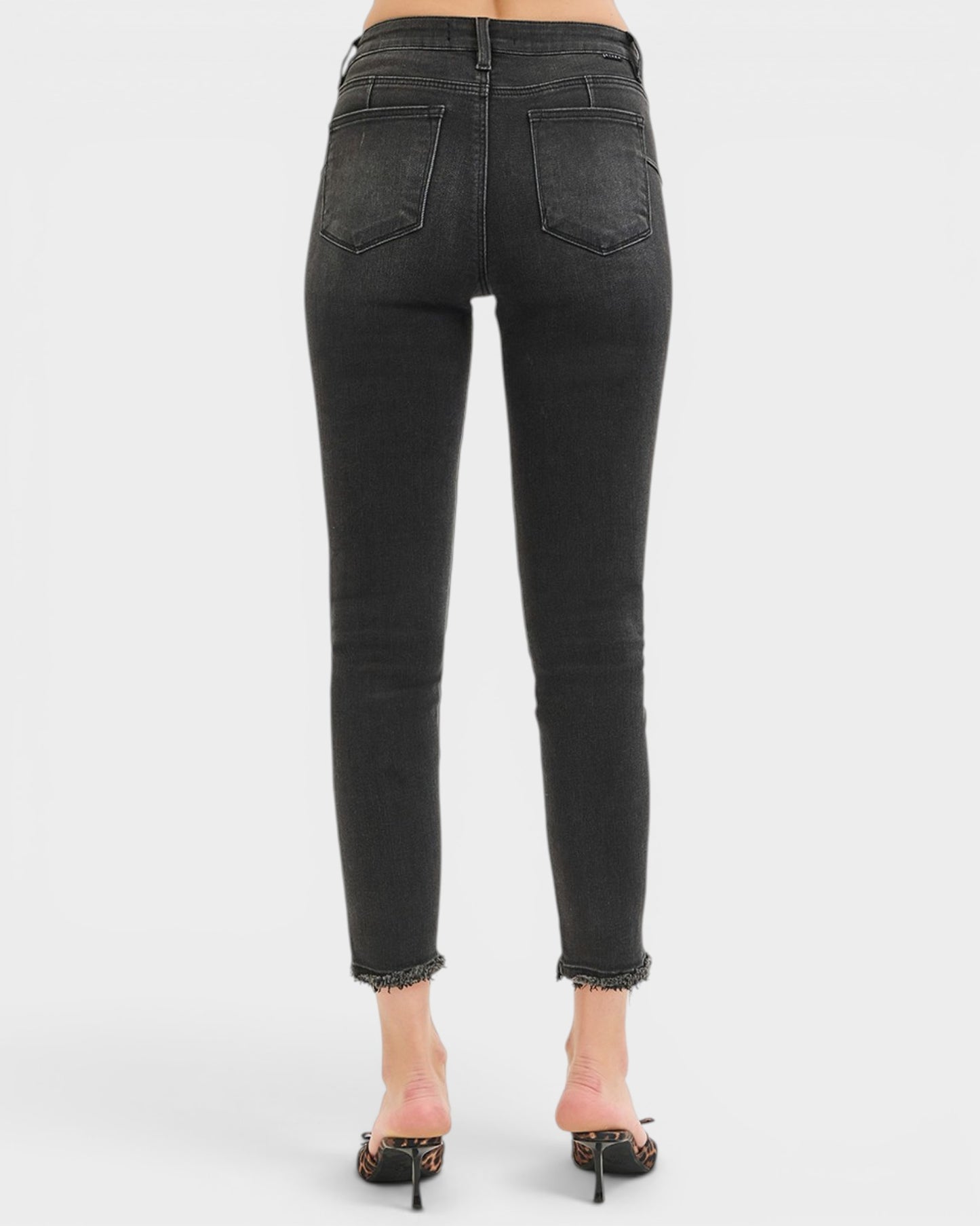 Black Tummy Control Skinny Jeans