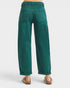 Green pants on a white background