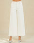 White Wide-Leg Pants