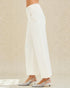 White Wide-Leg Pants