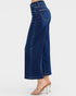 Dark Wash High Rise Wide Leg Crop Jeans