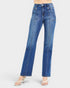Blue jeans on a white background