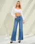 Medium Wash Wide Leg Jeans
