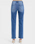 Blue jeans on a white background