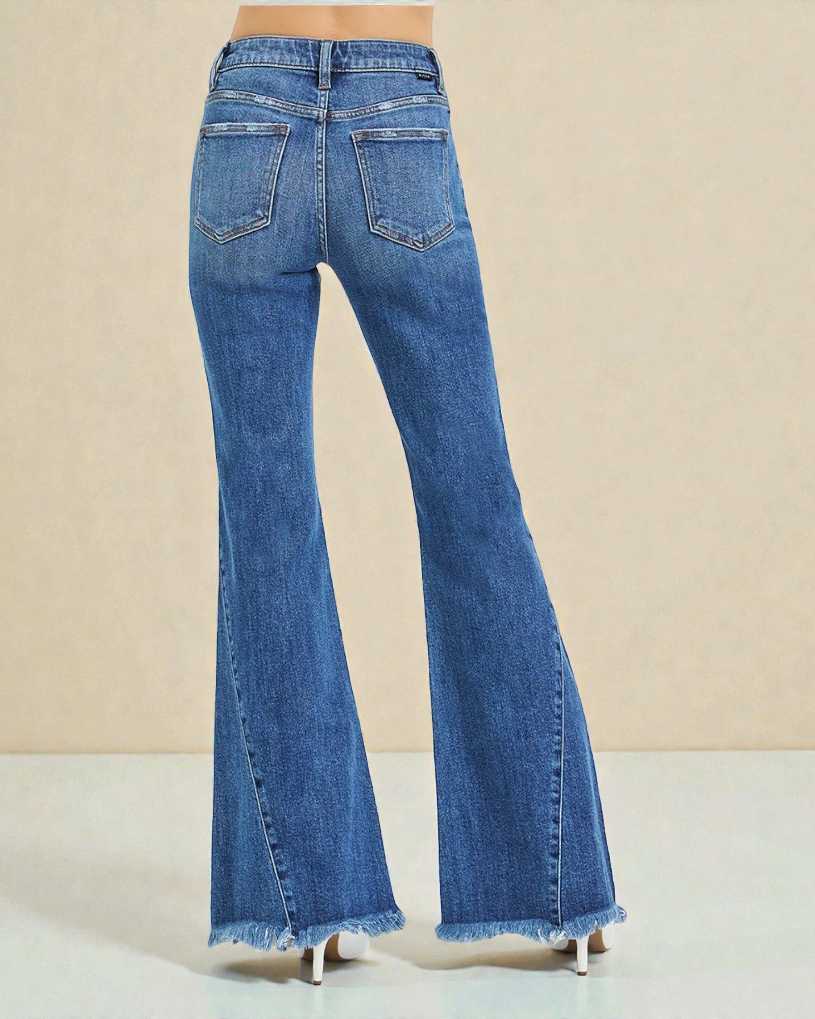 Medium Wash Flare Jeans