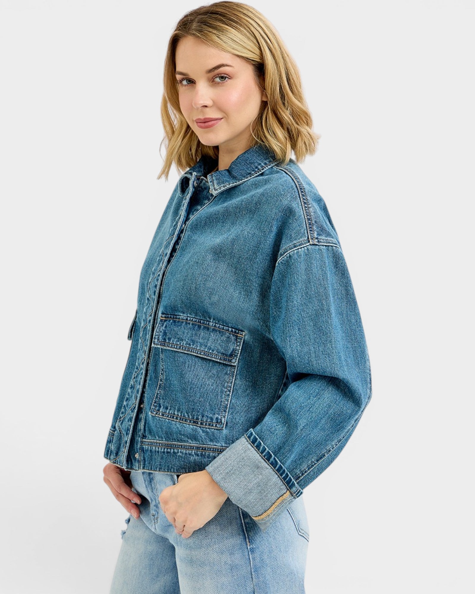 Medium Wash Denim Jacket