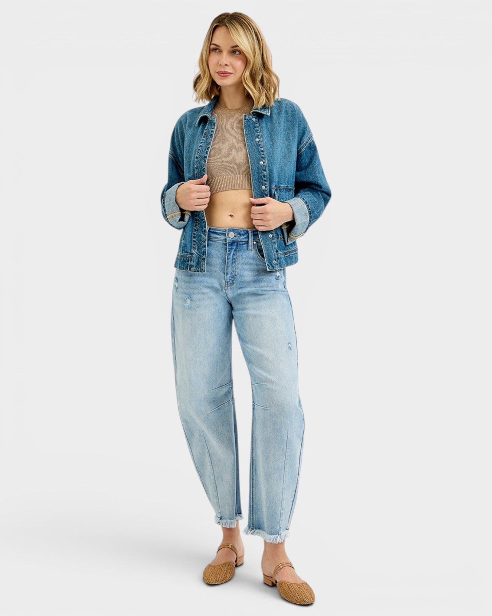 Medium Wash Denim Jacket