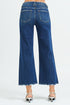 Blue jeans on a white background