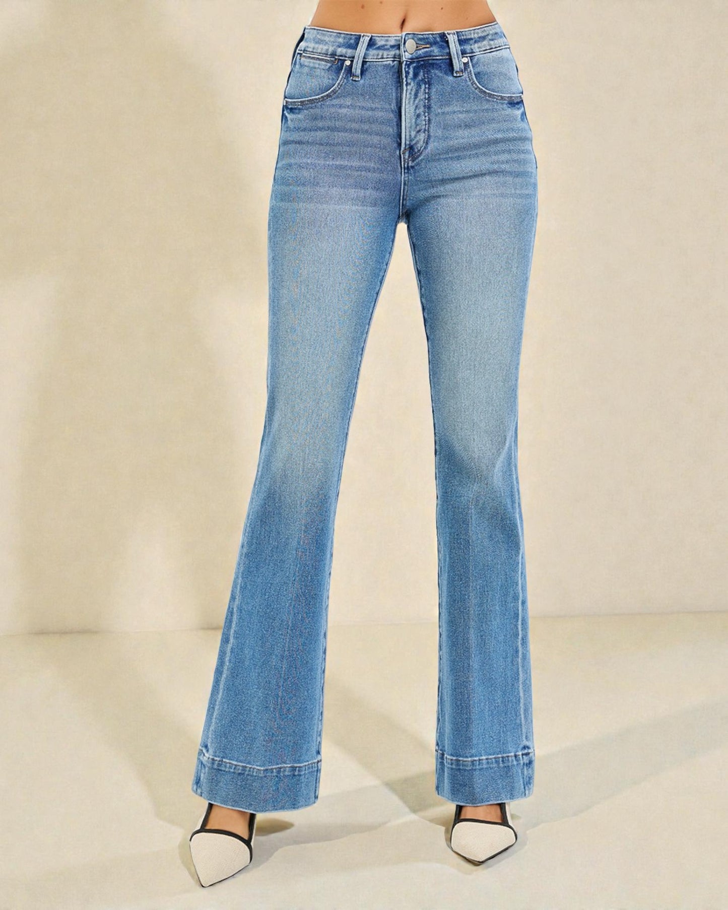 Light Wash Flare Jeans