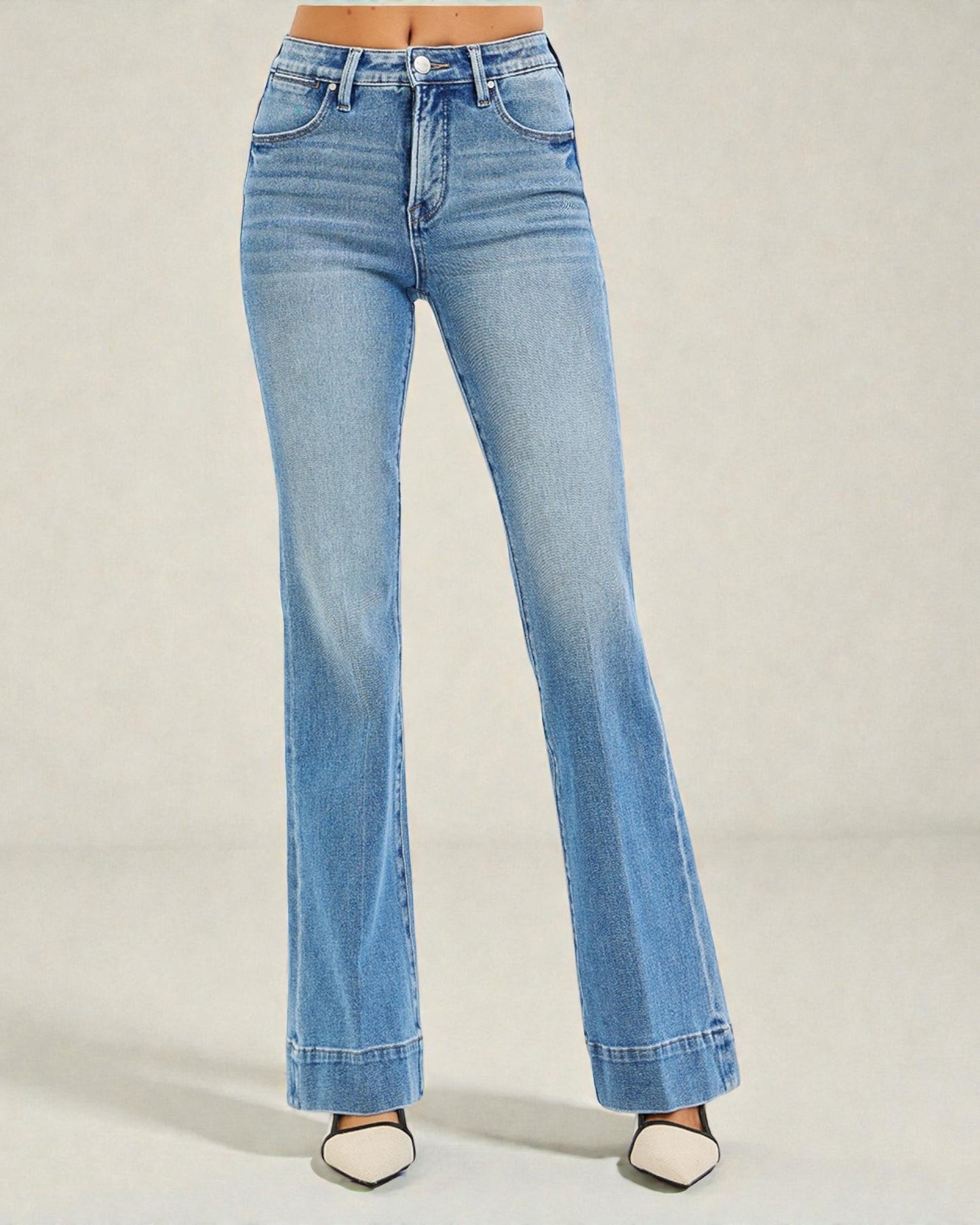 Light Wash Flare Jeans