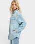 Light Wash Denim Button Down Shirt