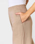 Beige pants with a plain background
