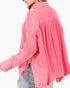 Pink Washed Cotton Oversized Shirt