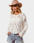 Ivory Lace Knit Cardigan