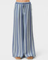 Blue Stripe Wide Leg Pants