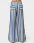 Blue Stripe Wide Leg Pants