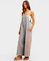 Light Wash Wide Leg Denim Overalls