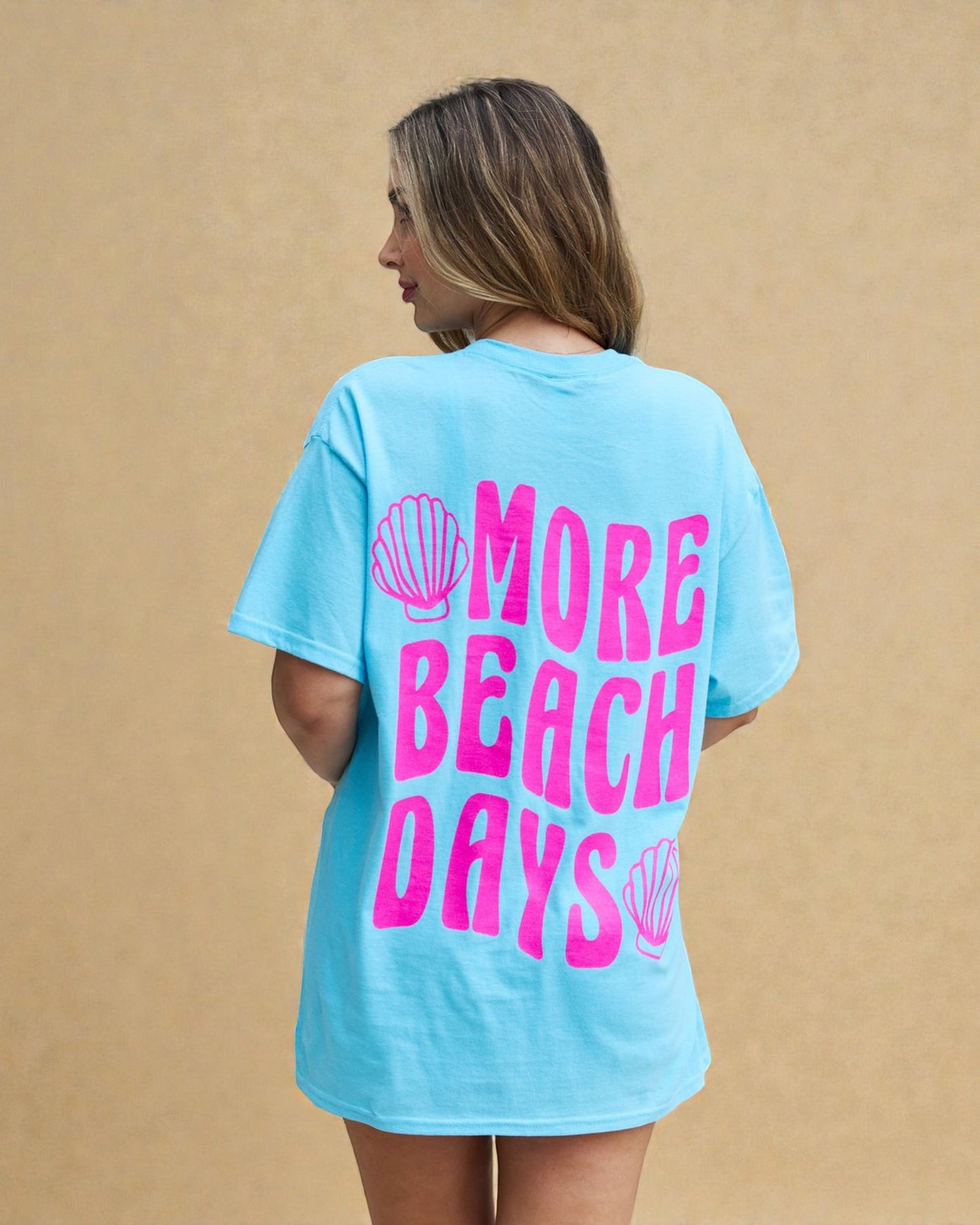 Aqua “More Beach Days” Graphic Tee