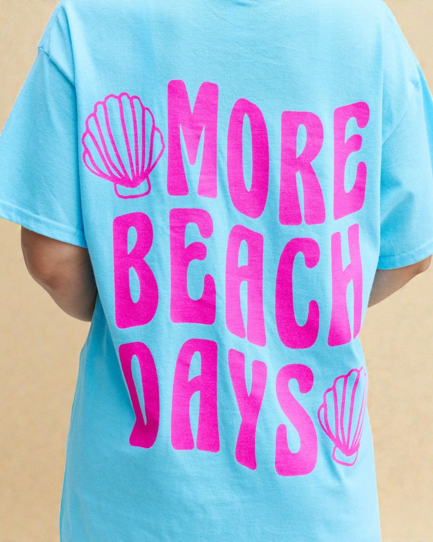 Aqua “More Beach Days” Graphic Tee
