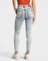 Light Wash Acid Wash Slim Jeans