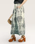 Ivory & Charcoal Baroque Wide Leg Pants