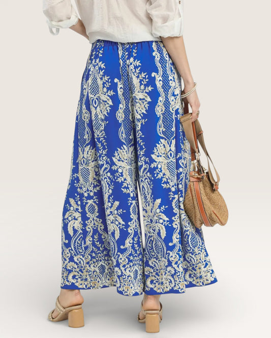 Royal & Ivory Baroque Wide Leg Pants